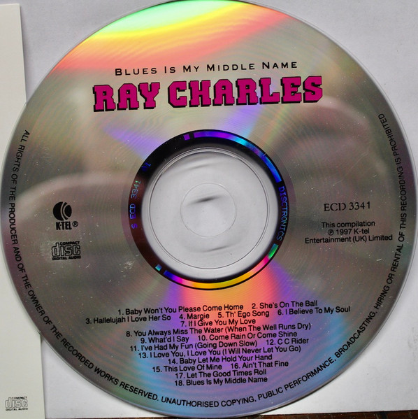 Ray Charles - Blues Is My Middle Name - Used CD image 2