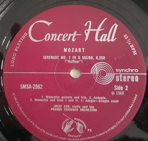 Wolfgang Amadeus Moz - Serenade N° 7 En Re Majeur, K. 250 "Haffner" image 4