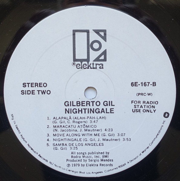 Gilberto Gil - Nightingale - Used Vinyl Record image 6