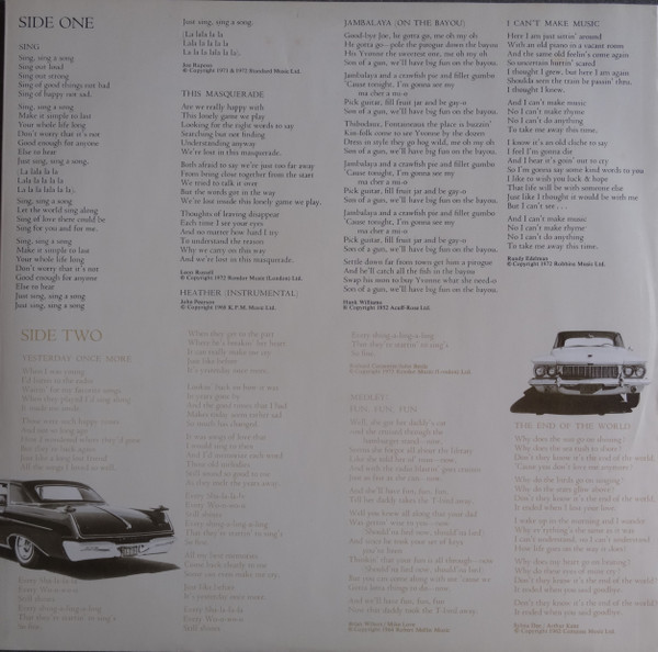 Carpenters - Now & Then - Used Vinyl Record image 7