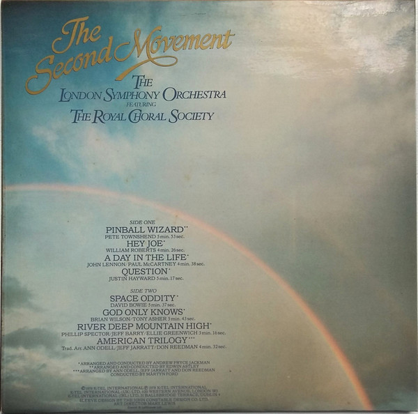 London Symphony Orch - Classic Rock - The Second Movement - Used Viny image 3