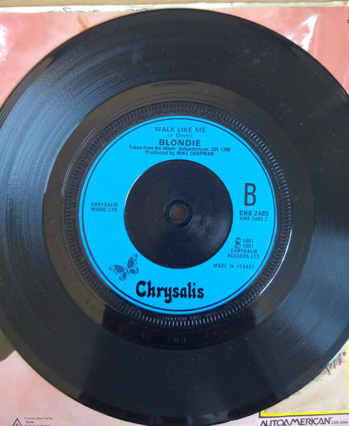 Blondie - Rapture - Used Vinyl Record 7" image 5