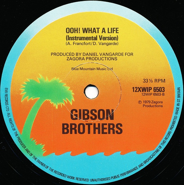 Gibson Brothers - Ooh! What A Life... - Used Vinyl Record 12" image 4