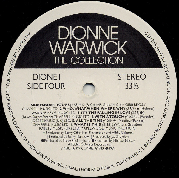 Dionne Warwick - Collection - Used Vinyl Record image 8