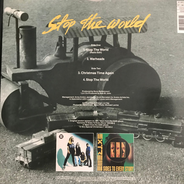 Extreme - Stop The World - Used Vinyl Record 12" image 3