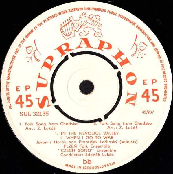 Plzeňský Lidový S - Czech Folk Songs And Dance - Used Vinyl Record image 4