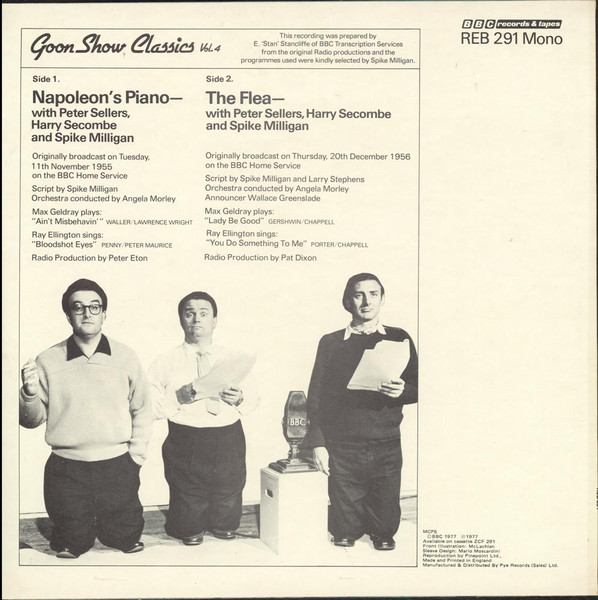 Goons - Goon Show Classics Vol. 4 - Used Vinyl Record image 2