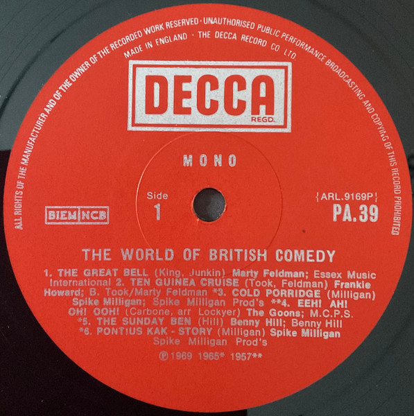 Various - World Of British Comedy - Used Vinyl Record image 3