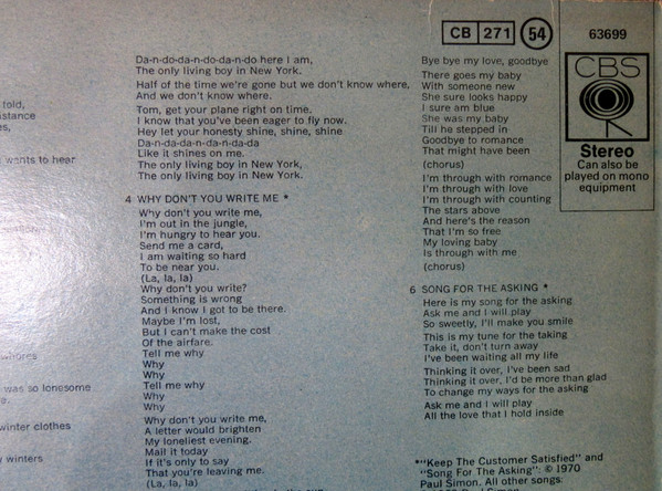 Simon & Garfunkel - Bridge Over Troubled Water - Used Vinyl Record image 3