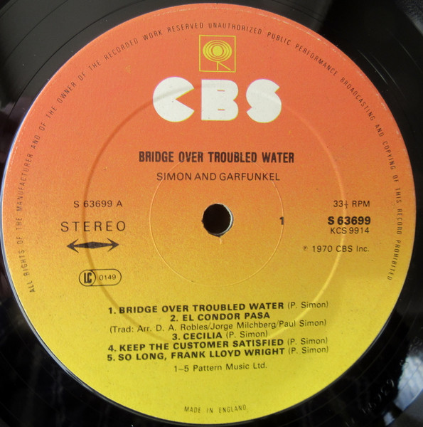 Simon & Garfunkel - Bridge Over Troubled Water - Used Vinyl Record image 4
