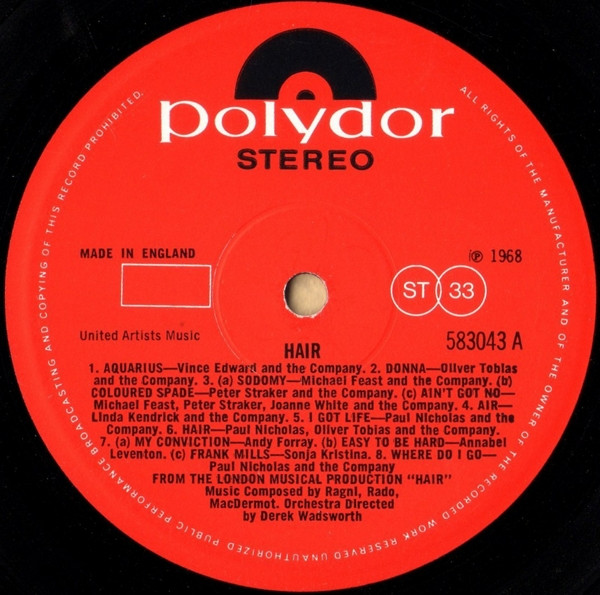 Various - Hair - Used Vinyl Record image 5