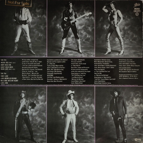 Isley Brothers - Inside You - Used Vinyl Record image 2