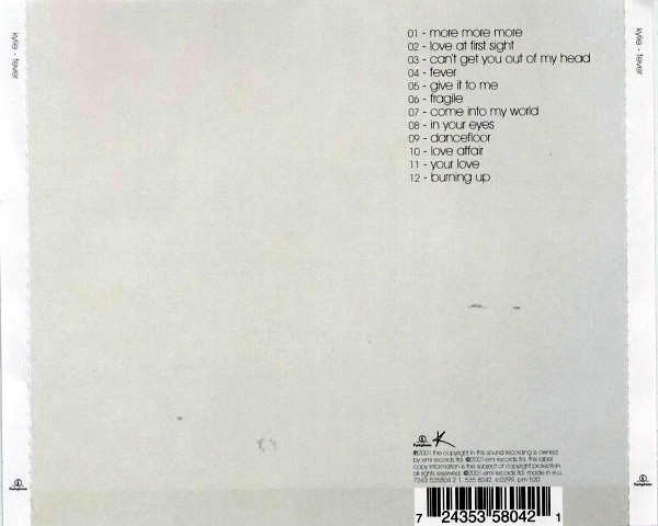 Kylie Minogue - Fever - Used CD image 2
