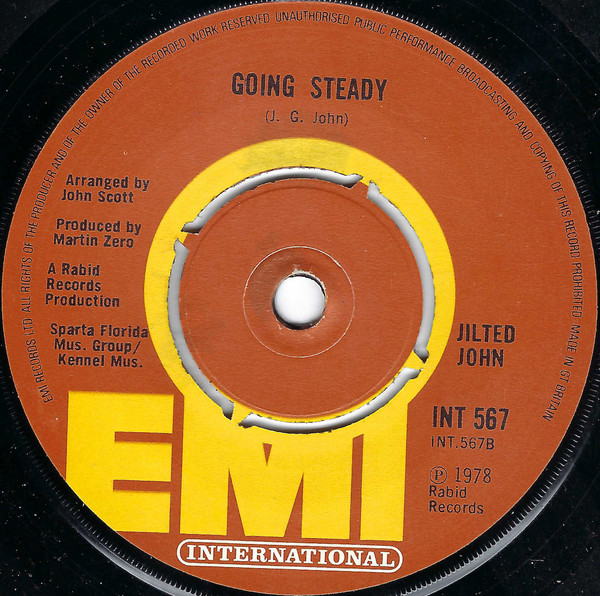 Jilted John - Used Vinyl Record 7" image 2