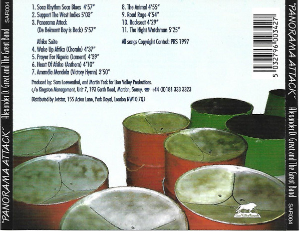 Alexander D Great - Panorama Attack - Used CD image 4