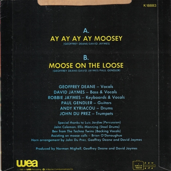 Modern Romance - Ay Ay Ay Ay Moosey - Used Vinyl Record 7" image 2