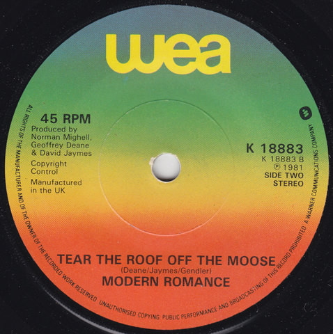 Modern Romance - Ay Ay Ay Ay Moosey - Used Vinyl Record 7" image 4