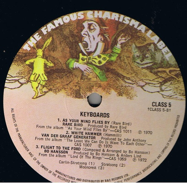 Various - Charisma Keyboards - Used Vinyl Record image 4