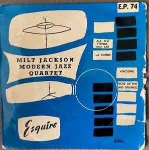 Modern Jazz Quartet - Milt Jackson Modern Jazz Quartet - Used Vinyl R image 1