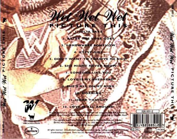 Wet Wet Wet - Picture This - Used CD image 2