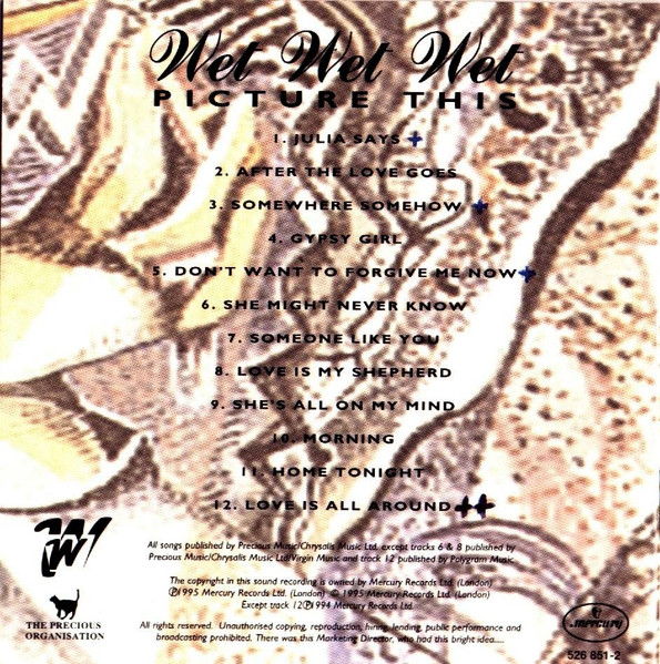 Wet Wet Wet - Picture This - Used CD image 22