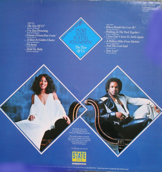 Mac And Katie Kissoo - Two Of Us - Used Vinyl Record image 2
