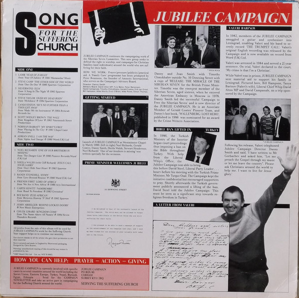 Various - Song For The Suffering Church - Used Vinyl Record image 2