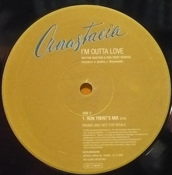 Anastacia - I'm Outta Love (Rhythm Masters & Ron Trent Remixe image 2