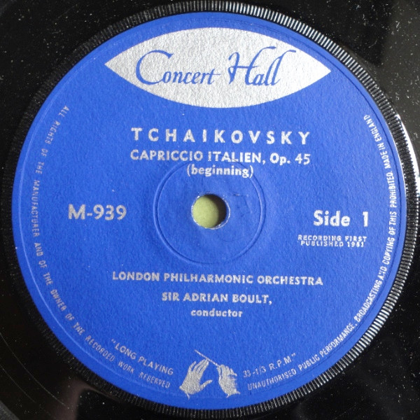 Pyotr Ilyich Tchaiko - Capriccio Italien - Used Vinyl Record 7" image 3