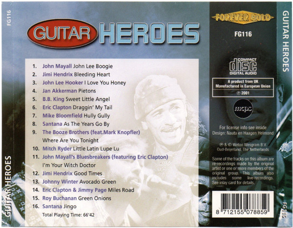 Various - Guitar Heroes - Used CD image 3