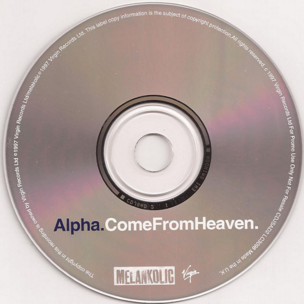 Alpha - Come From Heaven - Used CD image 2