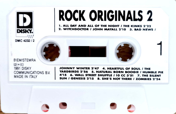 Various - Rock Originals 2 - Used Cassette image 3