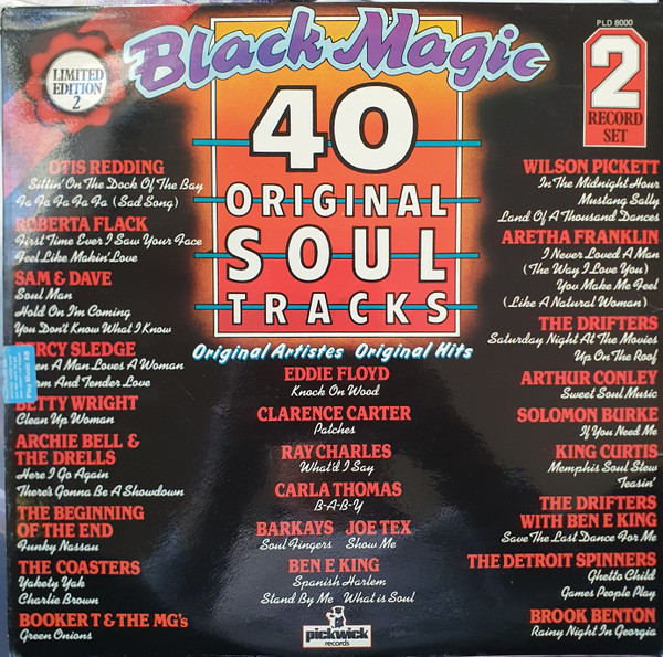 Various - Black Magic (40 Original Soul Tracks) - Used Vinyl Record image 2