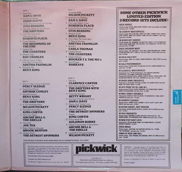 Various - Black Magic (40 Original Soul Tracks) - Used Vinyl Record image 4
