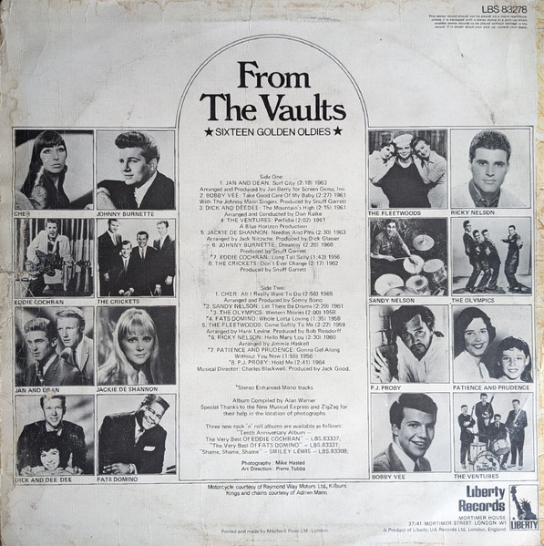 Various - From The Vaults - Used Vinyl Record image 2