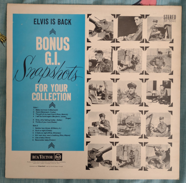 Elvis Presley - Elvis Is Back! - Used Vinyl Record image 3
