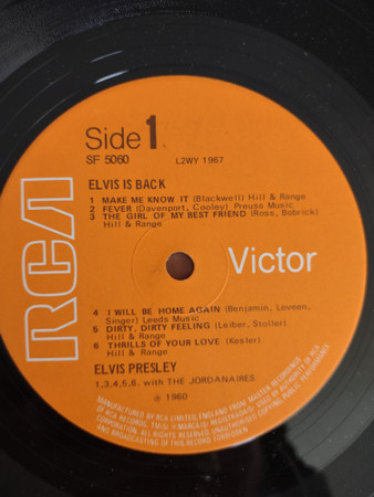 Elvis Presley - Elvis Is Back! - Used Vinyl Record image 5