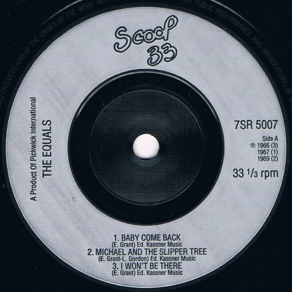 Equals - Used Vinyl Record 7" image 3