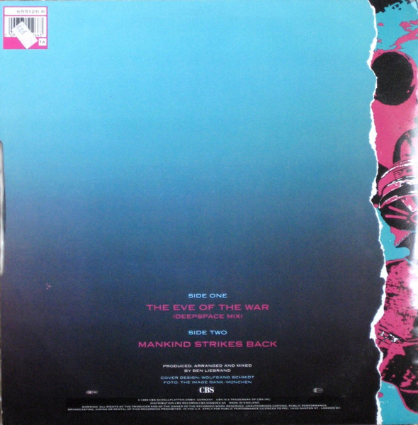 Jeff Wayne - Eve Of The War ( Remix) - Used Vinyl Record 12" image 2