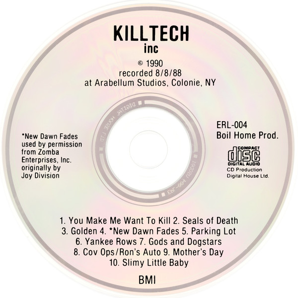 Killtech - Inc. - Used CD image 5