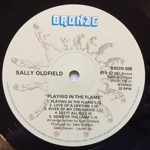 Sally Oldfield - Playing In The Flame - Used Vinyl Record image 3
