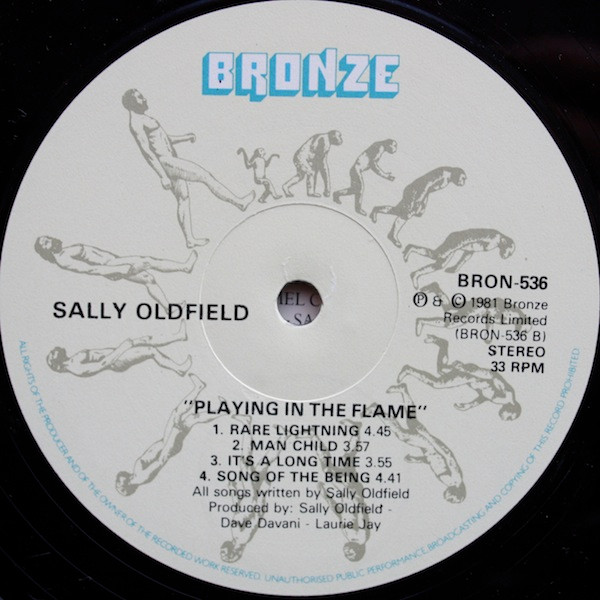 Sally Oldfield - Playing In The Flame - Used Vinyl Record image 4
