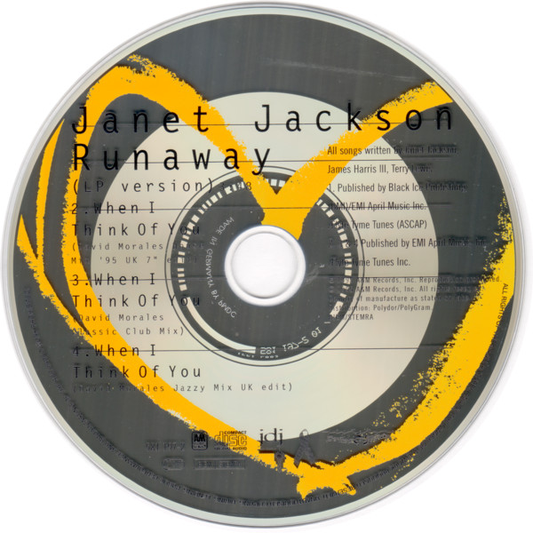 Janet Jackson - Runaway - Used CD image 3