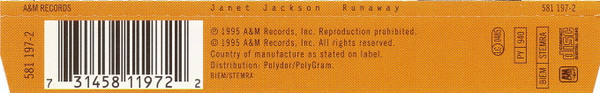 Janet Jackson - Runaway - Used CD image 4