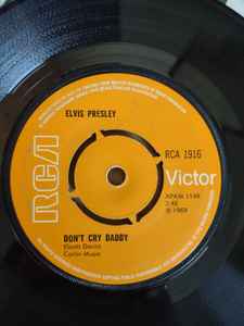 Elvis Presley - Don't Cry Daddy - Used Vinyl Record 7" image 1