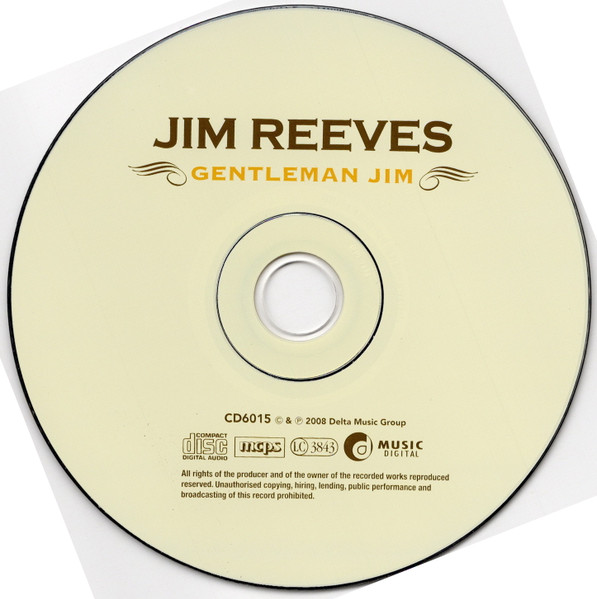Jim Reeves - Gentleman Jim - Used CD image 4