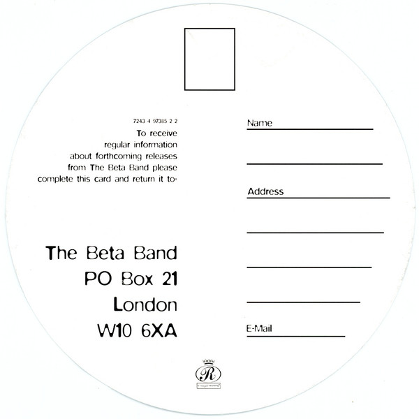 Beta Band - Three E.P.'s - Used CD image 23