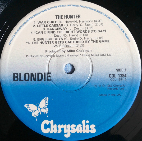 Blondie - Hunter - Used Vinyl Record image 4