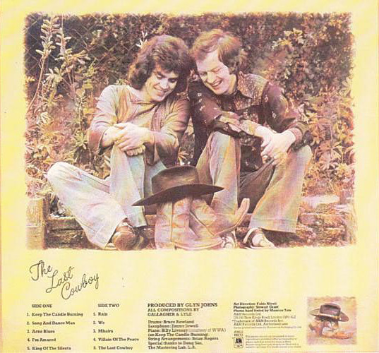 Gallagher & Lyle - Last Cowboy - Used Vinyl Record image 2