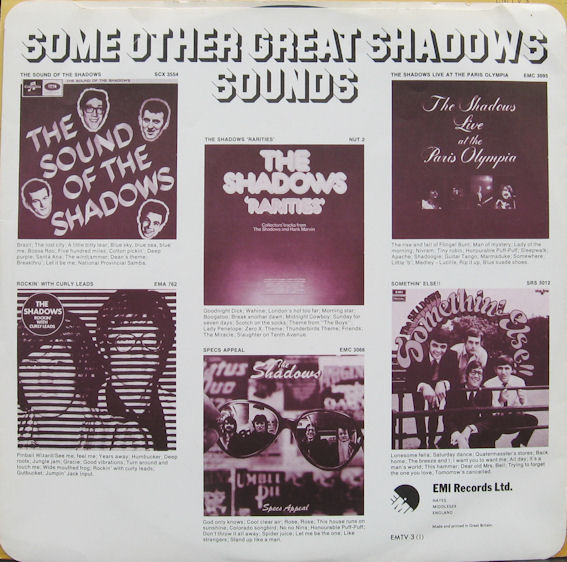 Shadows - 20 Golden Greats - Used Vinyl Record image 5
